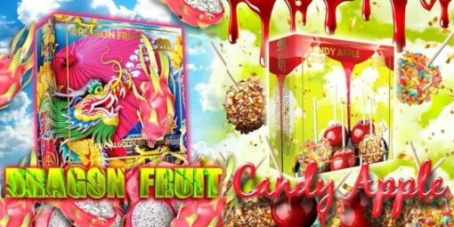 dragon fruit candy apple