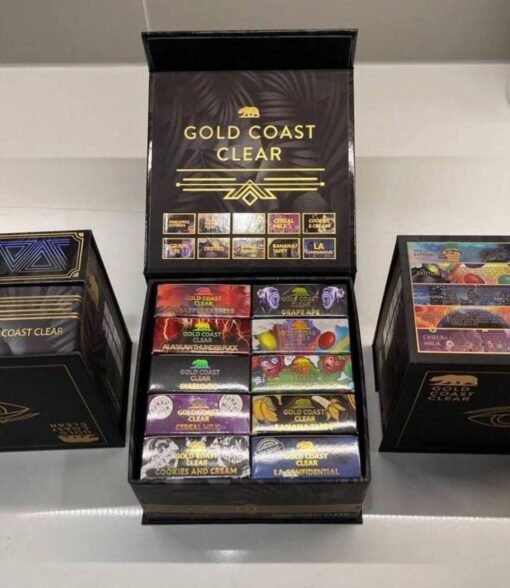 gold coast clear master box 100 count